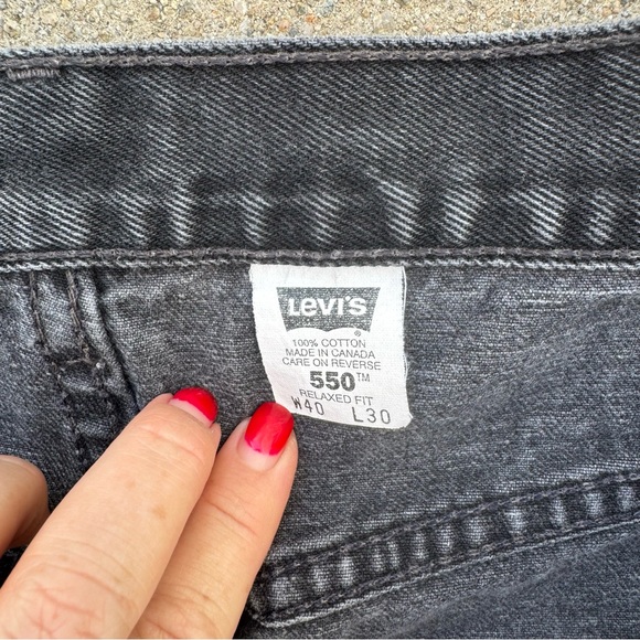 Vintage levis 550 Size 40 made in Canada - Picture 11 of 11